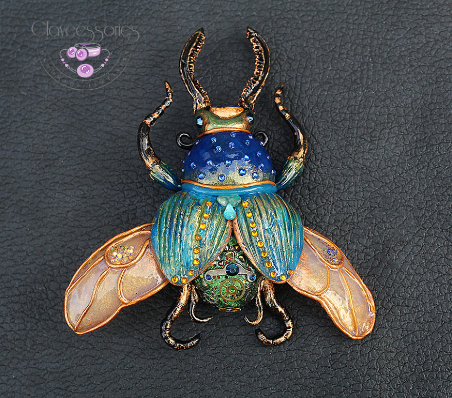 I Create These Magical Beetles From Polymer Clay