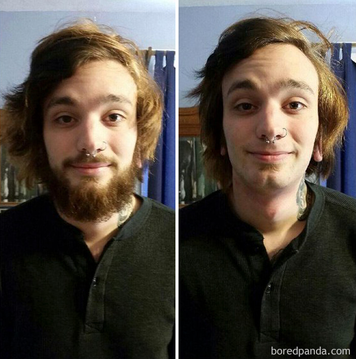 My Before & After Shaving
