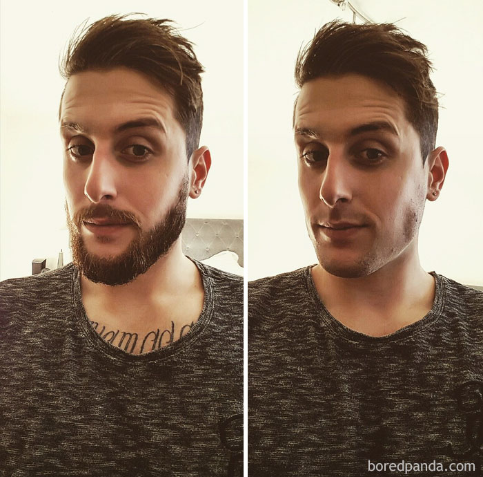It Was Time For The Beard To Go, Compulsory Before And After Shot, And Shameless Selfie. Till Next Time