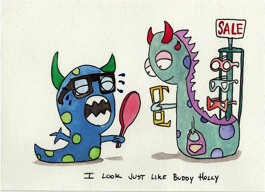 I Illustrate Lyrics Using Monsters. I Illustrate Lyrics Using Monsters.