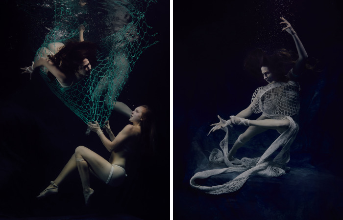 I Tied Myself Up In Nets Underwater To Convey Ghost Fishing’s Toll On The Ocean
