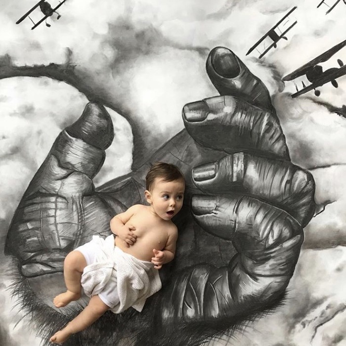 I Incorporate My Son Into My Drawings