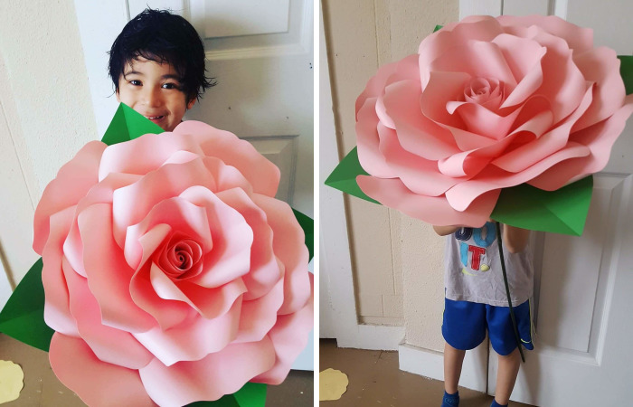 Giant Paper Flowers
