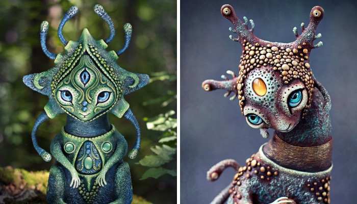 Mystical Creatures That Bring Light, Peace And Happiness By Ukrainian Artist