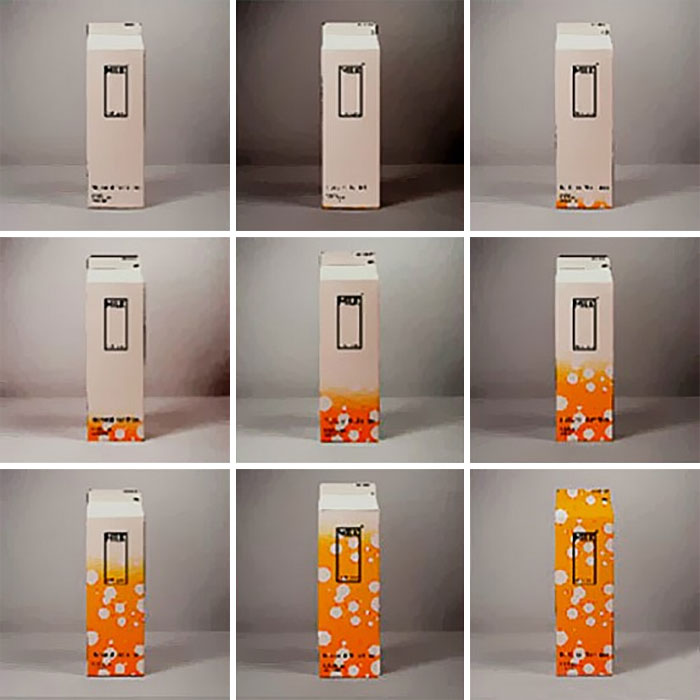 Milk Carton Changes Color When It Gets Closer To The Expiry Date