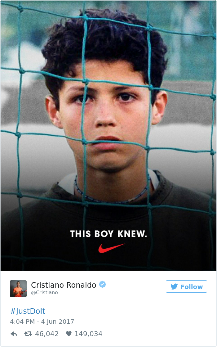 Cristiano Ronaldo Just Tweeted Nike's New Ad Featuring Himself, And It Hilariously Backfires