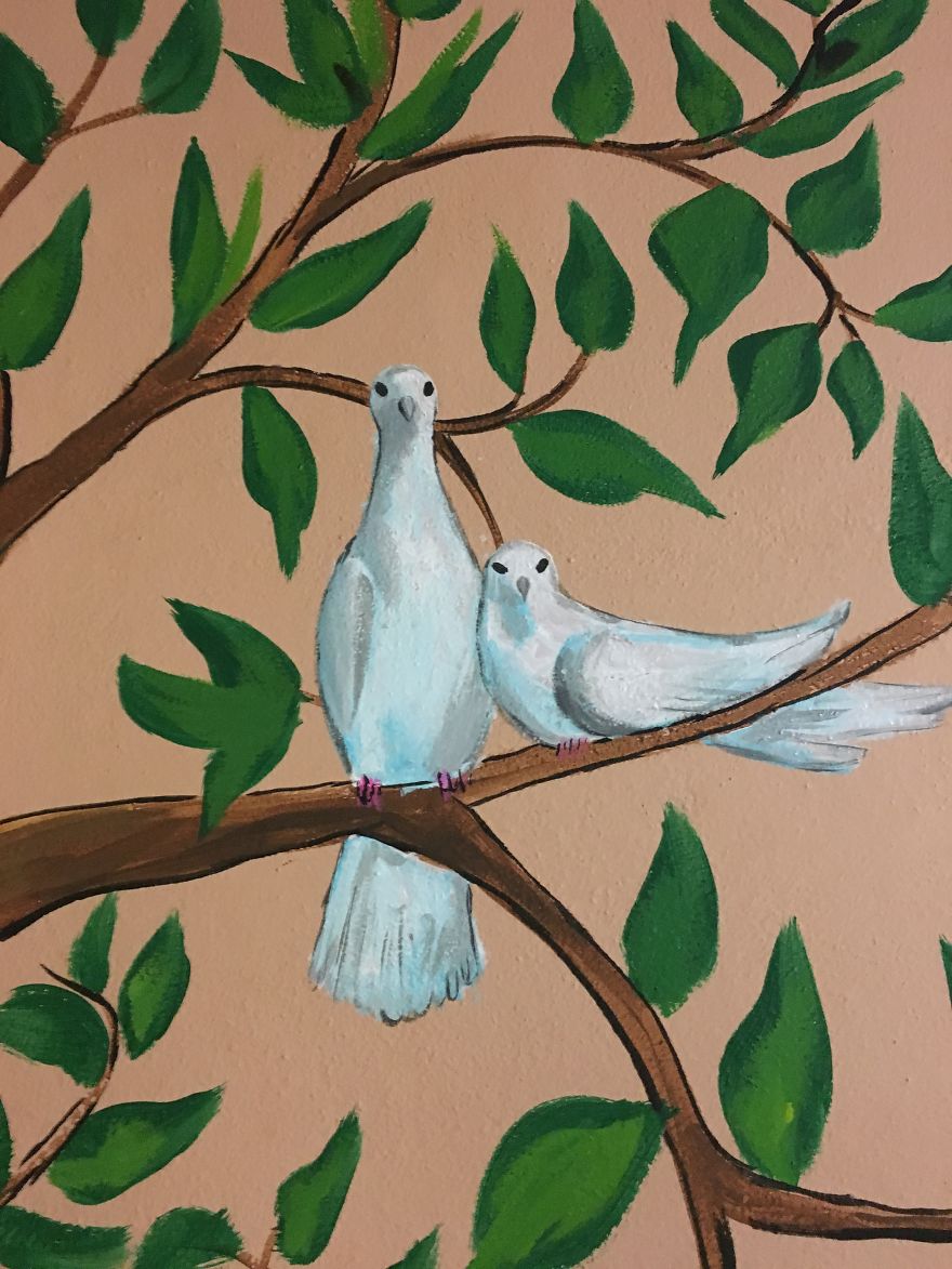 How I Made A Enchanted Tree Mural