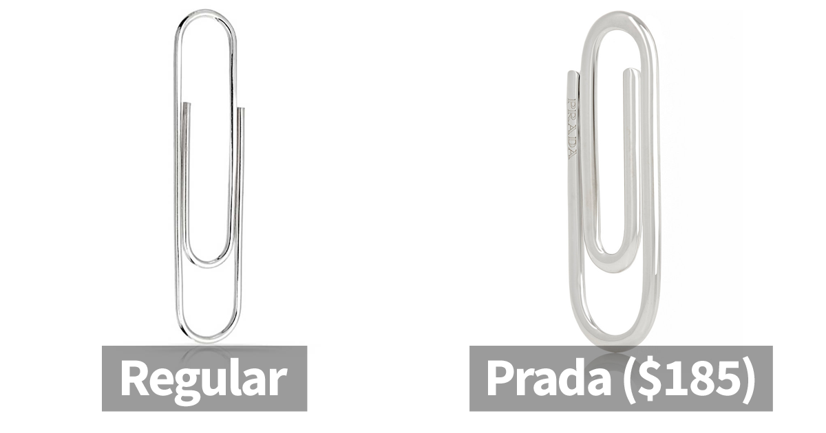 The Prada paperclip