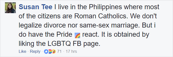 Not Everyone Can Use The New "Pride" Reaction On Facebook, And The Whole World Is Confused Why