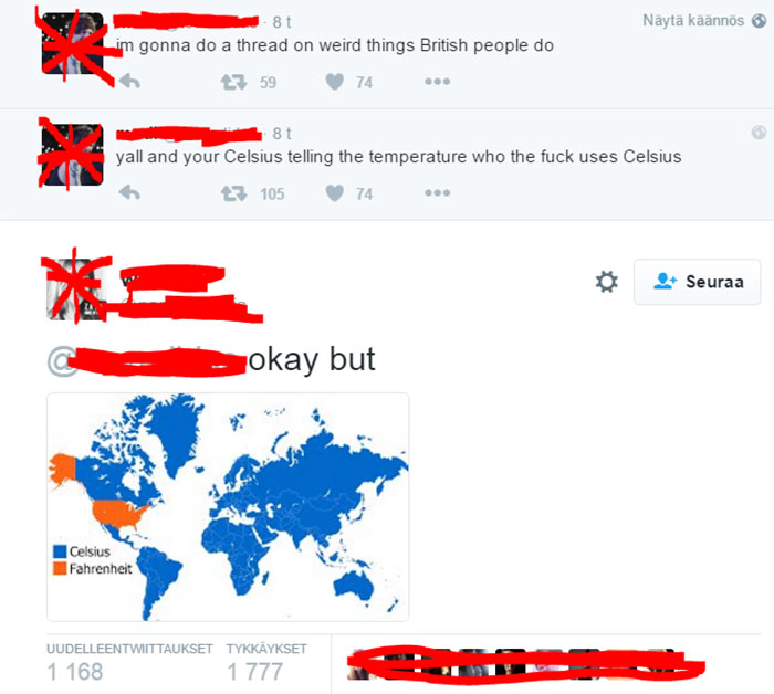 ''Who The F*ck Uses Celsius?"