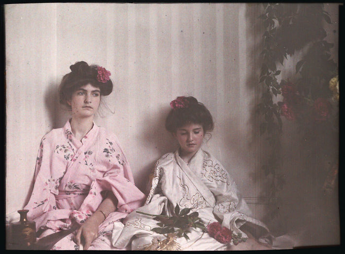 Two Girls In Oriental Costume, 1908