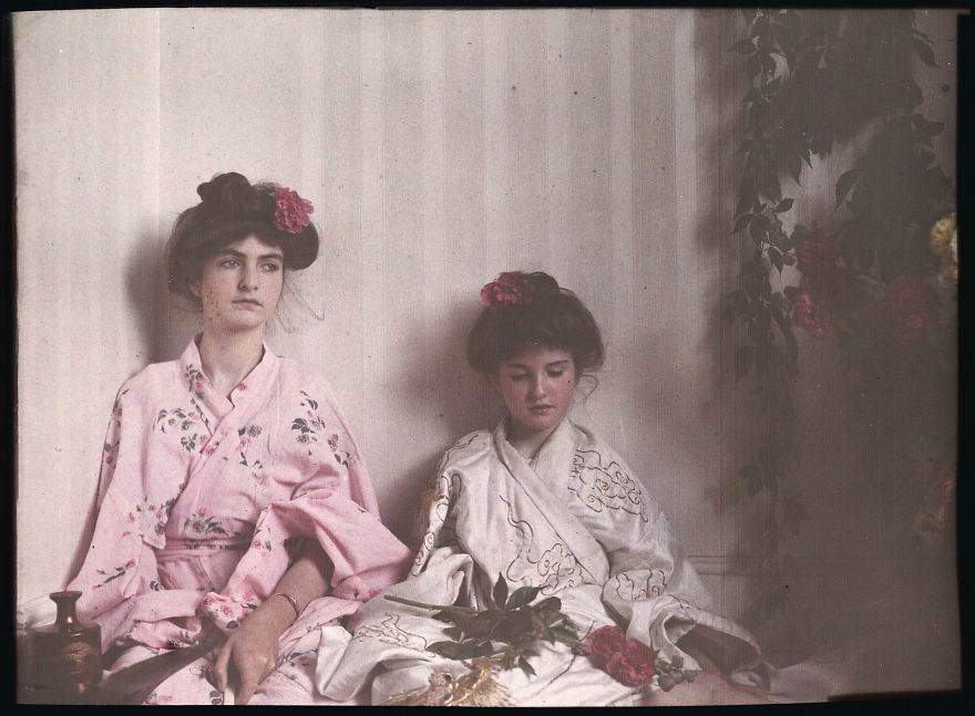 Two Girls In Oriental Costume, 1908