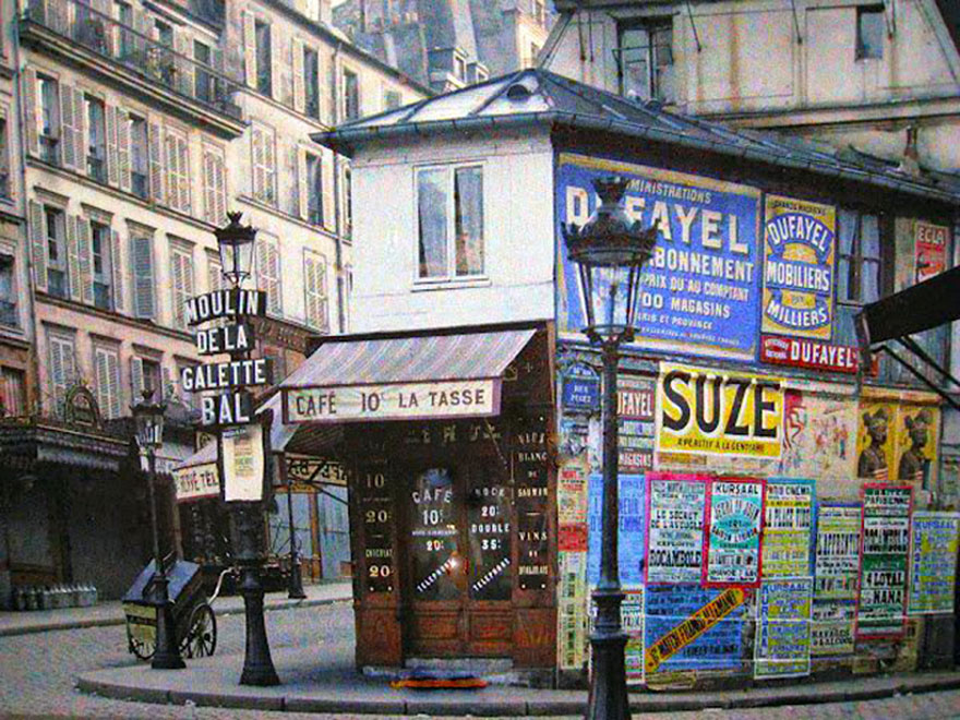 Cafe La Tasse, Paris, 1914