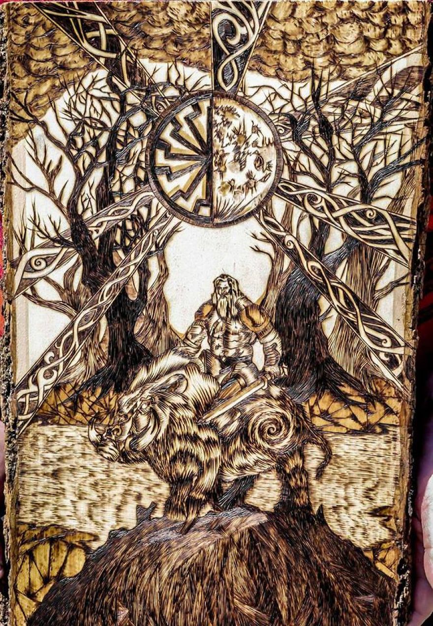 I Create Pyrography Using Scrap Wood I Create Pyrography Using Scrap Wood