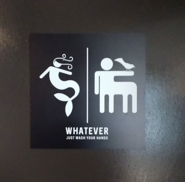 New Favorite Bathroom Sign