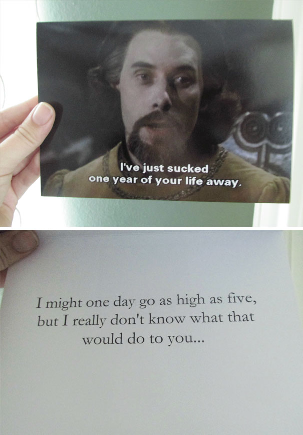 This Was The Card I Got My Husband For Our Anniversary. What Can I Say? I'm Sentimental