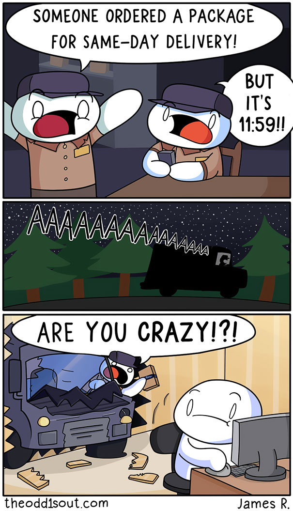 These 275 Funny Comics By Theodd1sout Have The Most Unexpected