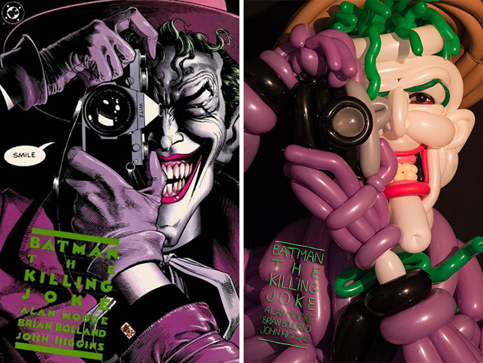 I Recreated Iconic Comic Book Covers Using Balloons