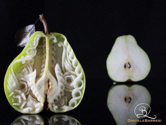 I Turn Fruit Into Unique Artworks With Just A Knife