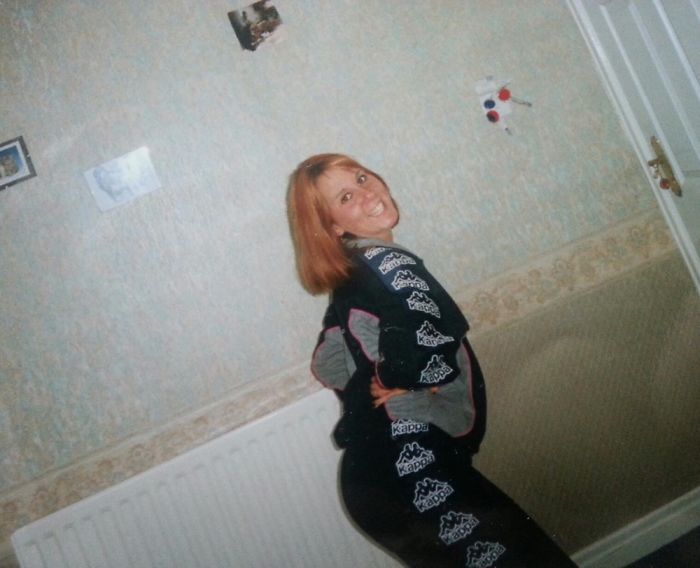 1996-velour Kappa Tracksuit & Bad Dyed 'blonde-ginger' Hair Was 'in' For 14 Yr Olds Back Then!