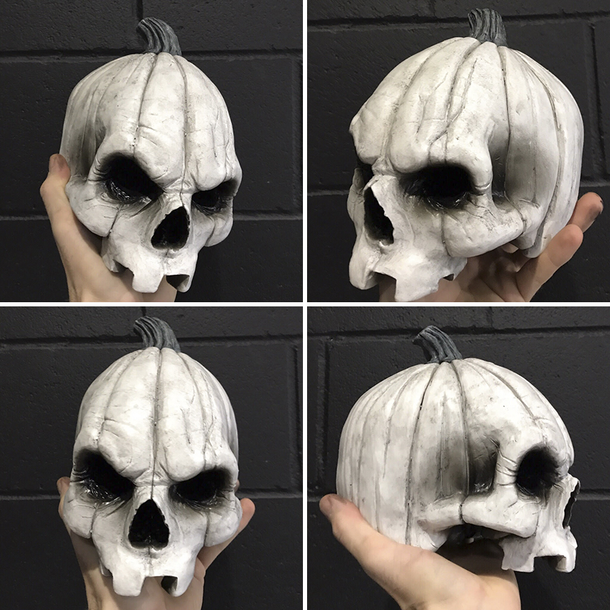 I've Finally Made A Jack Skellington Inspired Skull!