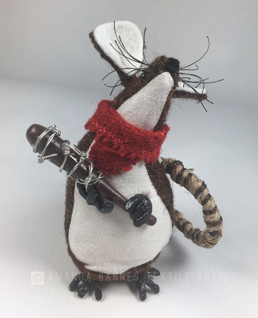 I Made This Mouse In Homage To Negan Of The Walking Dead.
