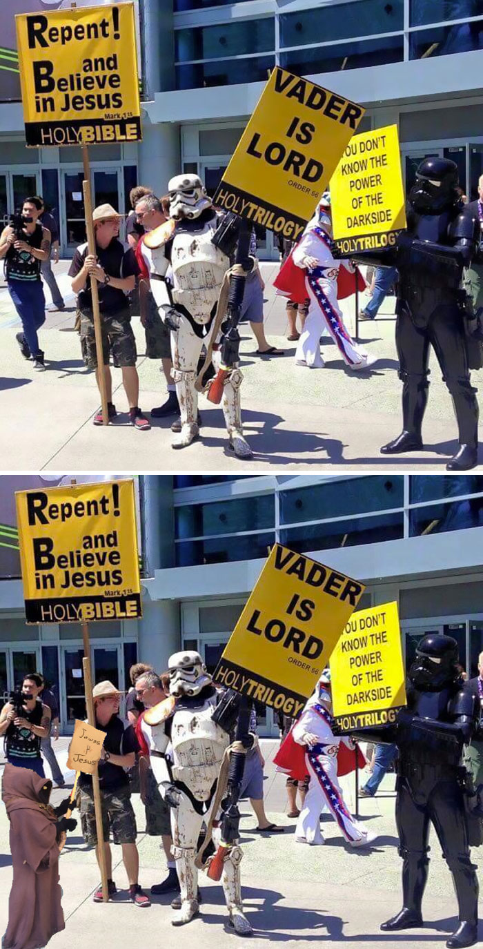 Religious Star Wars Protest