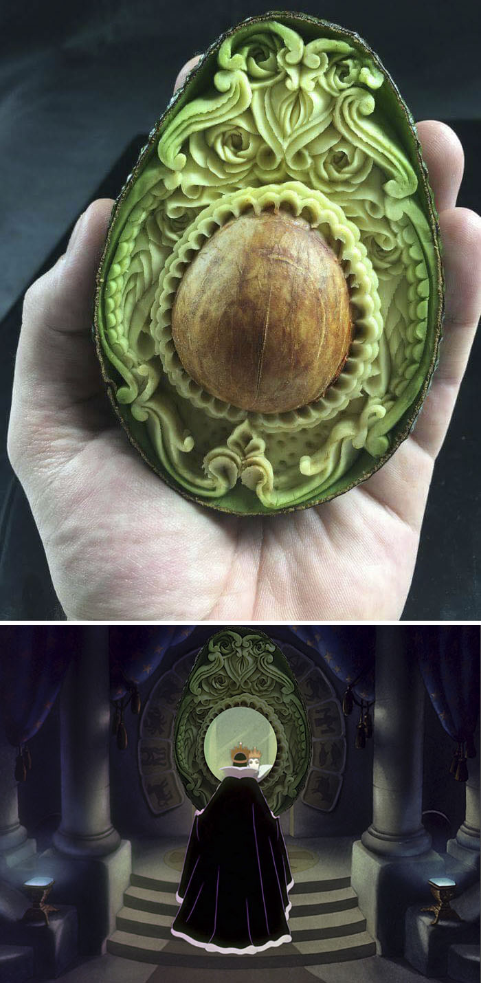 This Handcarved Avocado