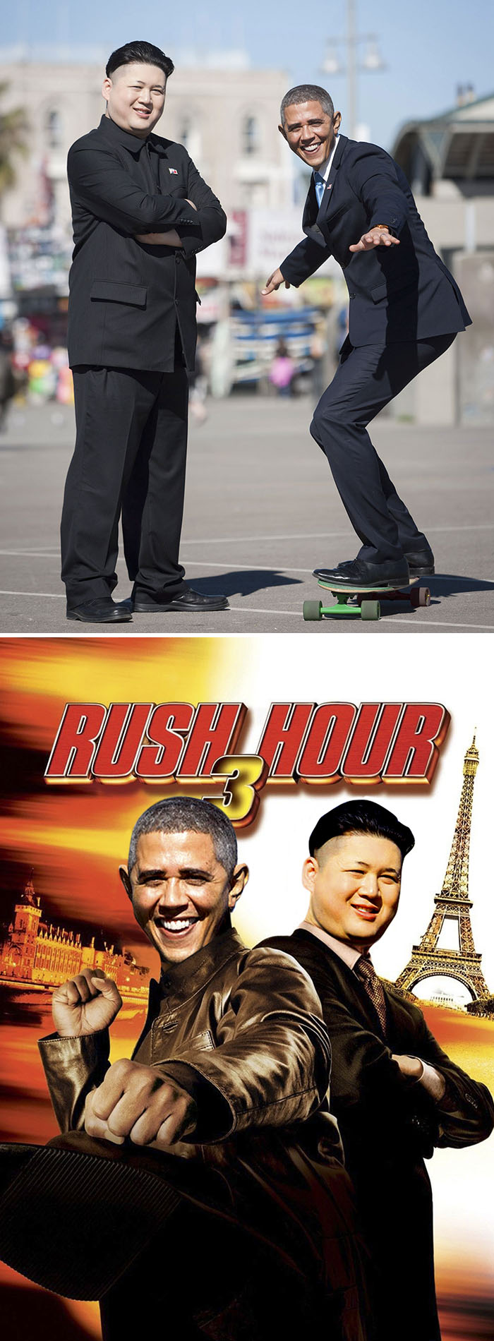 Barack Obama And Kim Jong Un Lookalikes