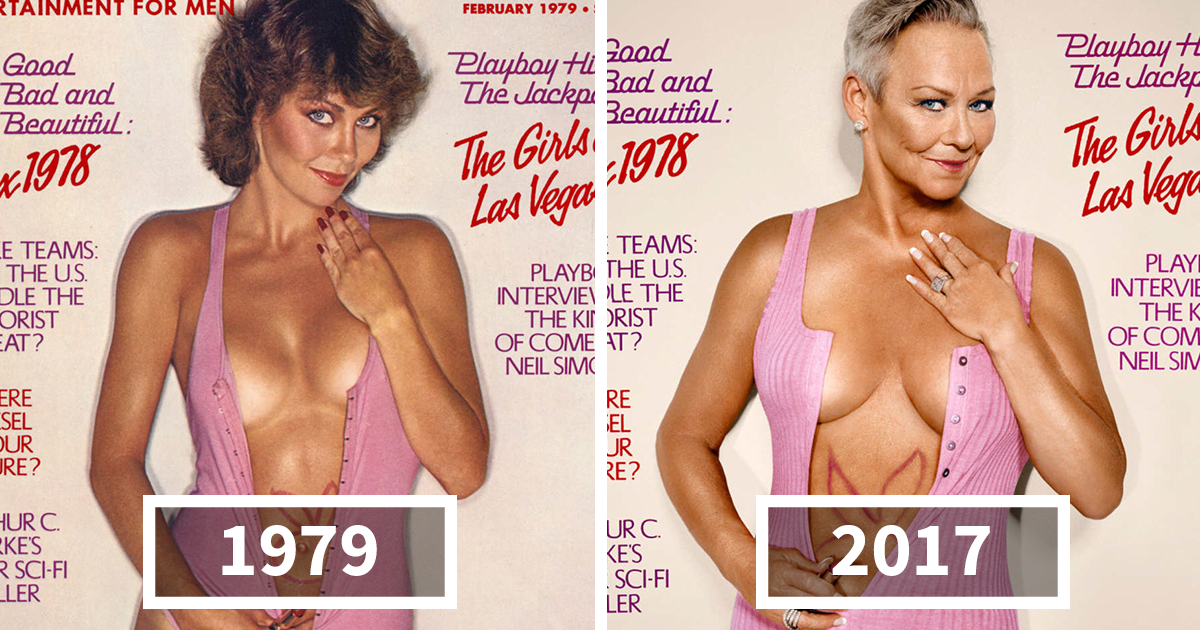 Vintage Playboy Covers Recreated By The Original | Bored Panda
