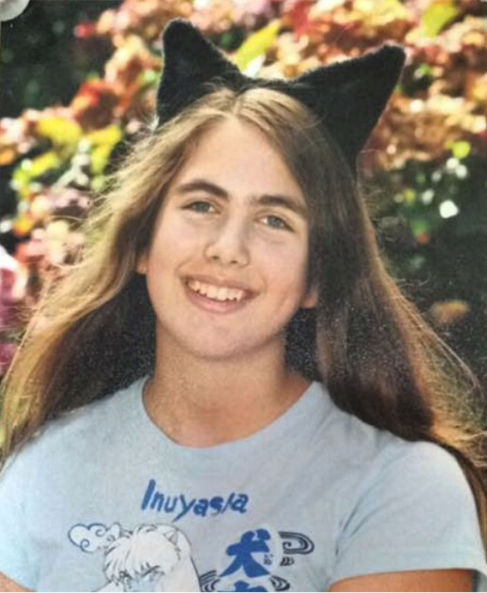 Don't Worry, I Wore The Cat Ears Every Day Of 8th Grade, Not Just On Picture Day