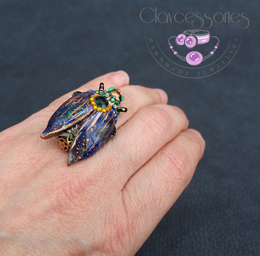 I Create These Magical Beetles From Polymer Clay