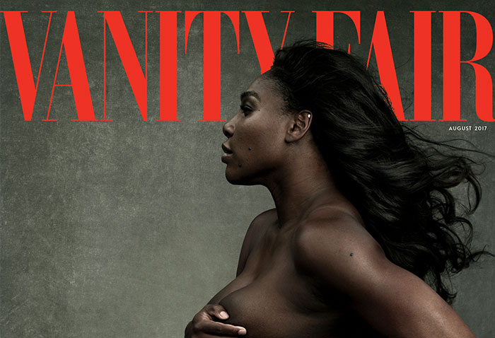 Serena Williams Poses Topless As Pregnant Goddess For Vanity Fair, And Some People Find It “Disgusting”