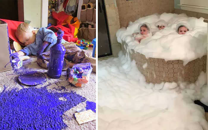 Share what happens when you leave your kids alone