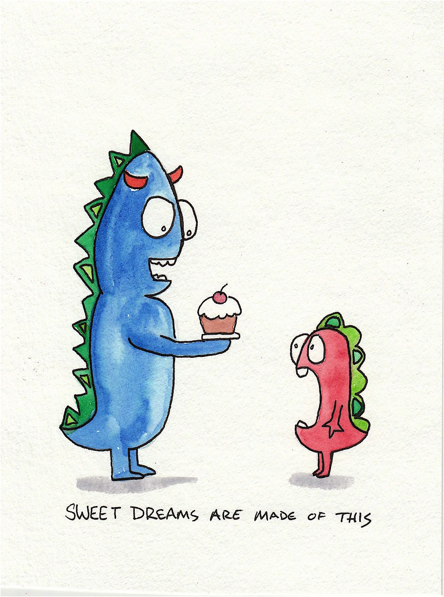 I Illustrate Lyrics Using Monsters. I Illustrate Lyrics Using Monsters.