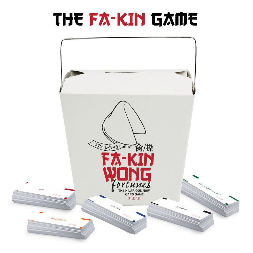 New Hilarious Card Game So Fa-Kin Wong, It's Right!