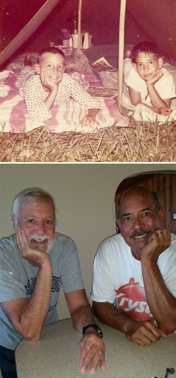 Then And Now. Best Friends, 59 Years Later