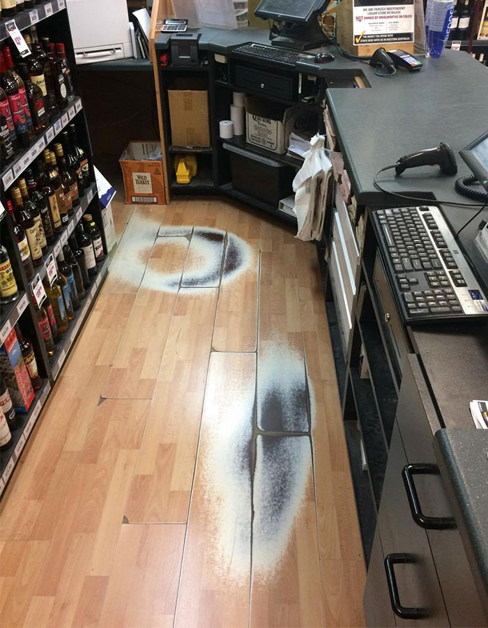 Paths Behind The Tills At My Work