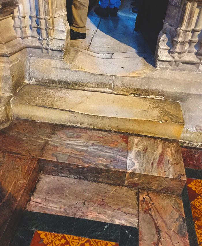 Steps In The Cathedral In Worcester