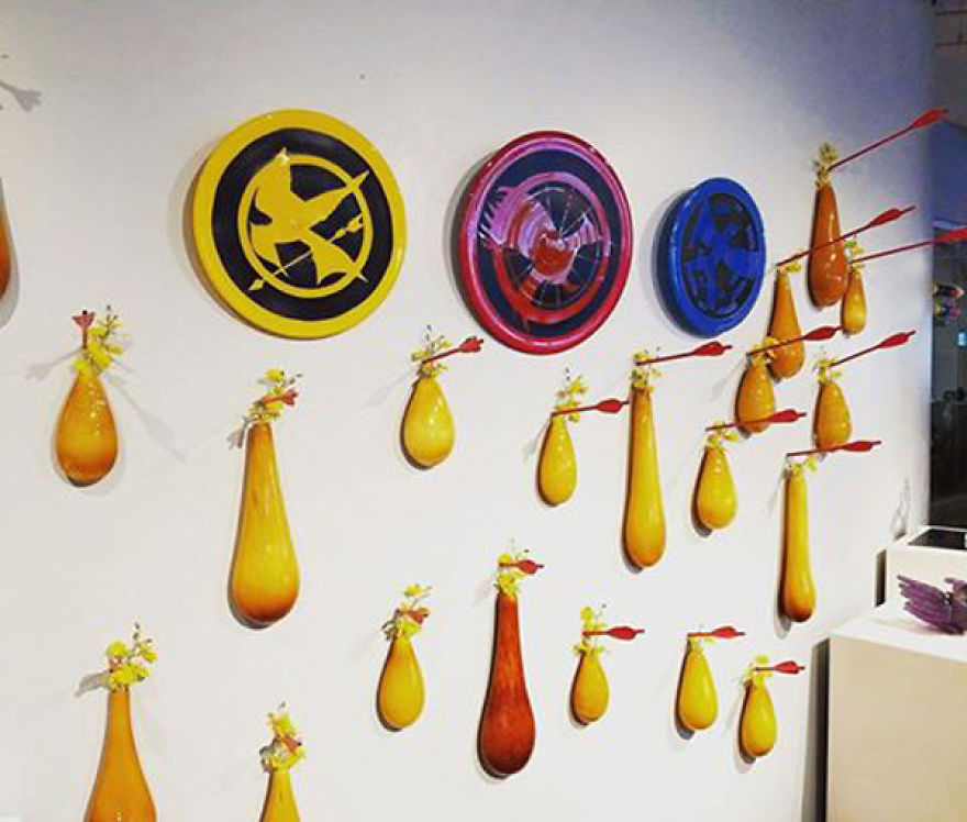 This Glass Gallery Is Exhibiting Work Inspired By The Hunger Games!