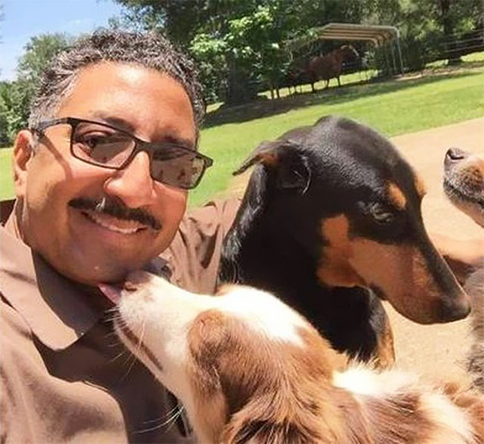 UPS Driver Is Caught Taking Selfies With Dogs