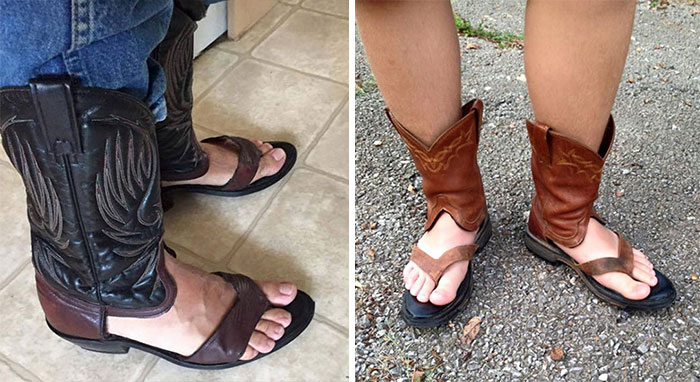 Cowboy Boot Sandals