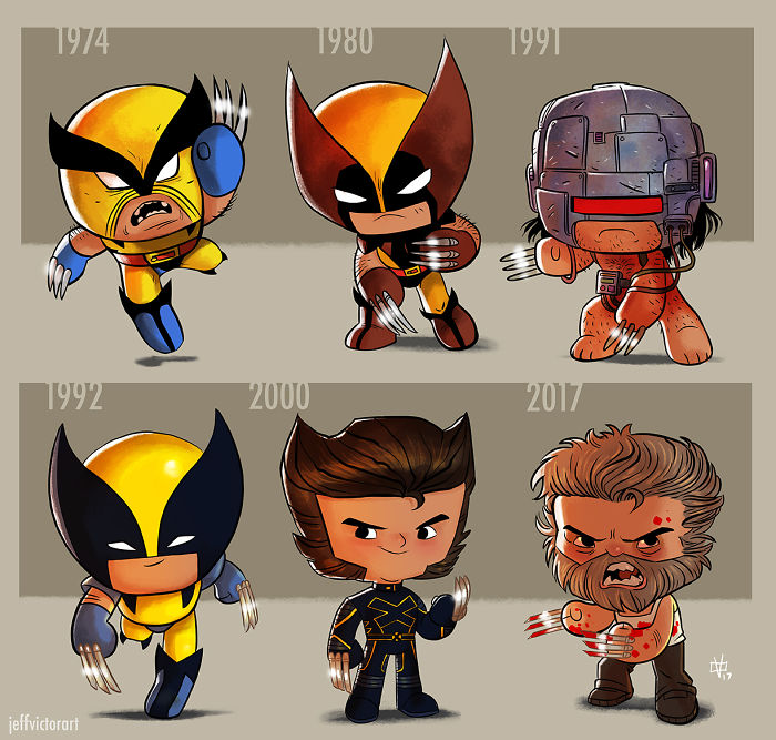 Evolution Of Wolverine