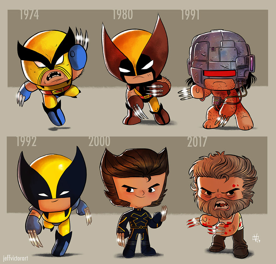 Evolution Of Wolverine