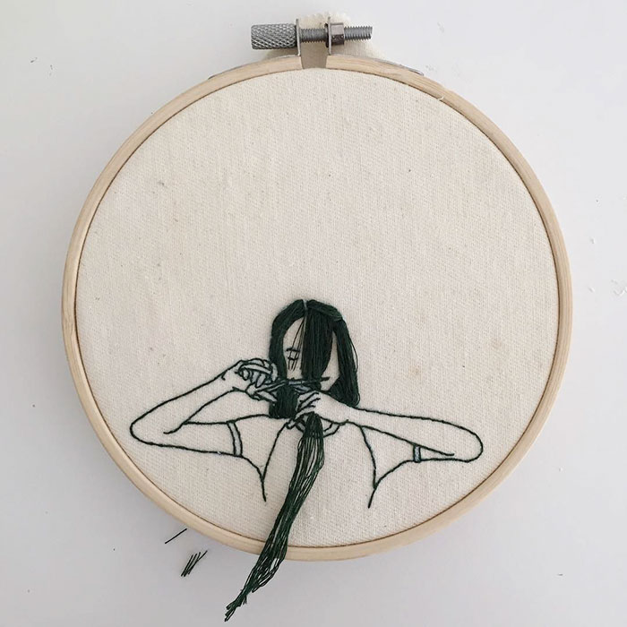 Beautiful 3D Embroidery Art That "Leaps Off The Page" By Sheena Liam