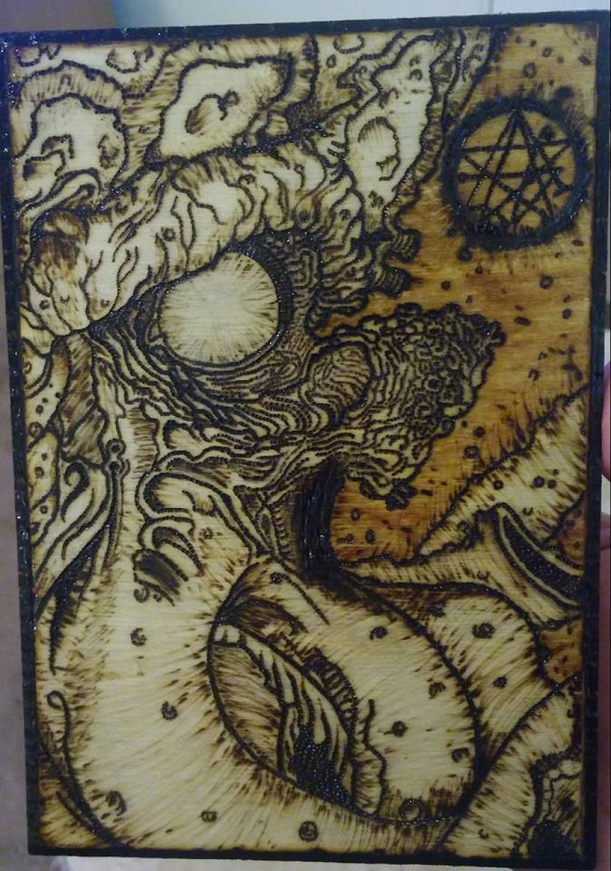 I Create Pyrography Using Scrap Wood I Create Pyrography Using Scrap Wood