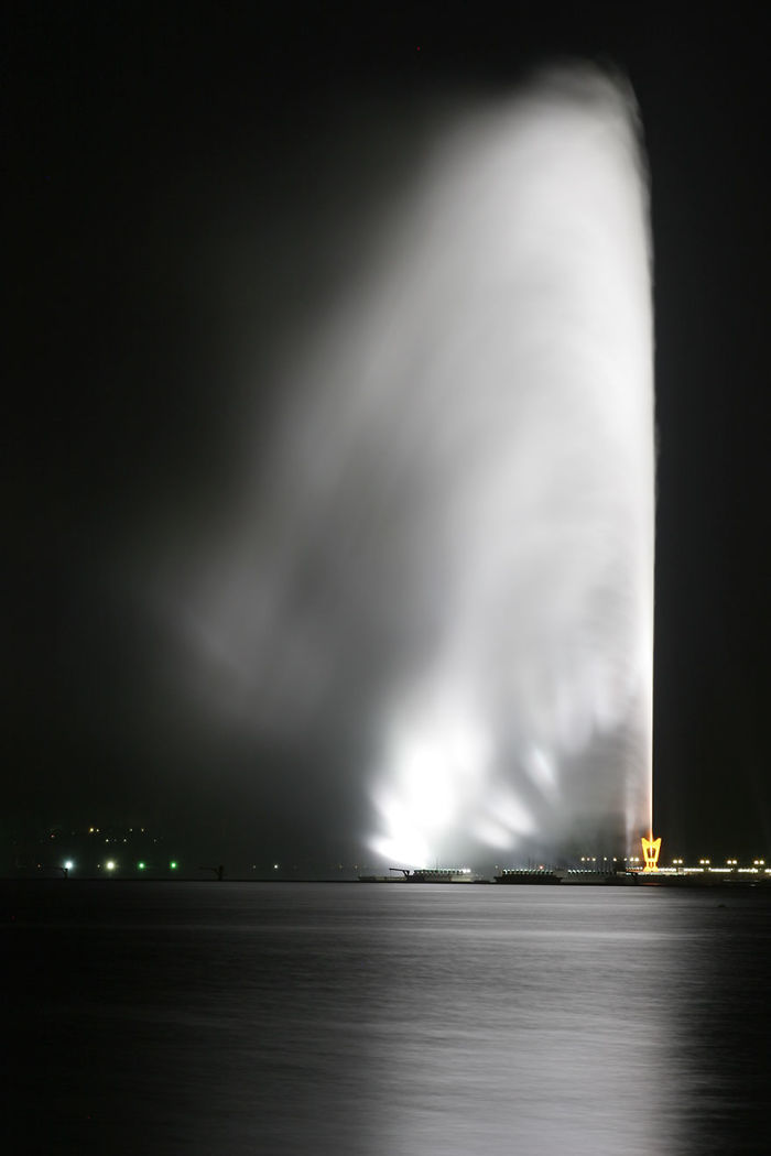 Fuente del rey Fahd (la más alta del mundo), Jeddah, Arabia Saudi