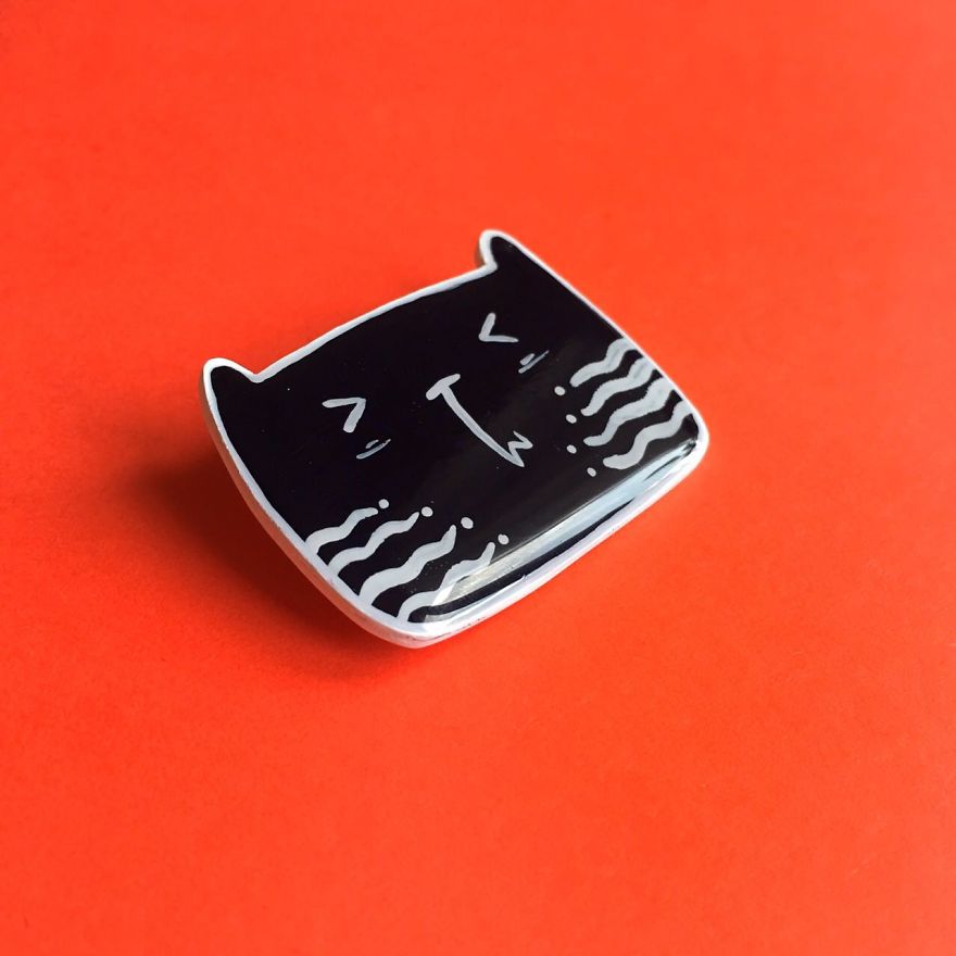 Cat Brooches : How I Gave Birth To A Couple Dozen Emotional Cats After My First Trip To Turkey
