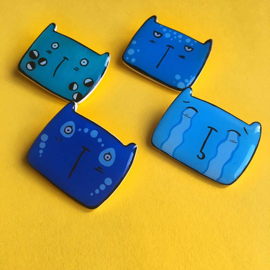Cat Brooches : How I Gave Birth To A Couple Dozen Emotional Cats After My First Trip To Turkey