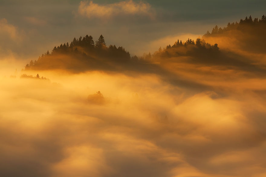 Sunrise In The Pieniny Mountains